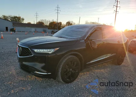 2022 Acura Mdx Technology z USA, uszkodzony, nr VIN 5J8YE1H47NL003115